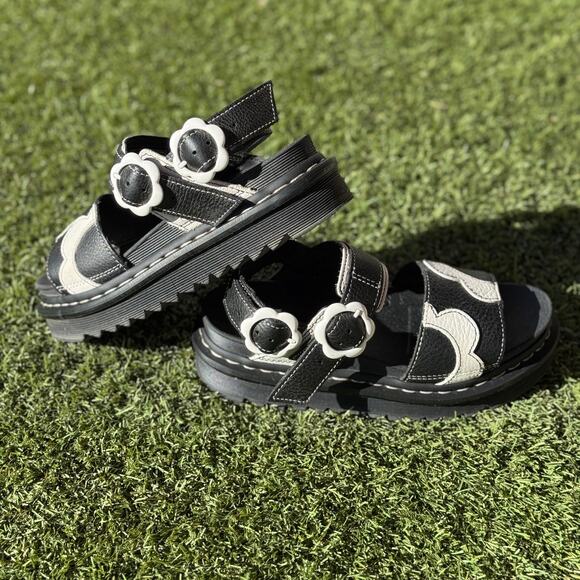 Dr. Martens Size 6 Voss Pisa Flower Platform Sandals - Picture 3 of 9